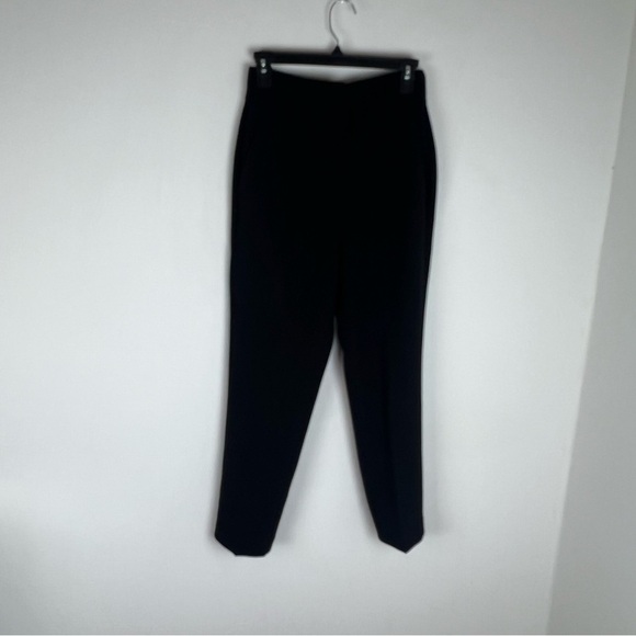 Aritzia Babaton Black Creased High Rise Trousers Pants Size 2 - Picture 4 of 9